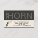 Recherche de cor de harmonie cartes visite Professeur de musique