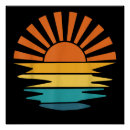 Recherche de graphique soleil art Rétro