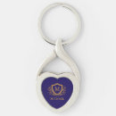 Recherche de bleu marine classique porteclés Monogramme