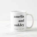Recherche de rétro noir blanc tasses Typographie