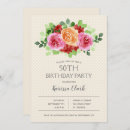 Recherche de bouquet anniversaire invitations Élégant