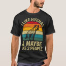 Recherche de hyène tshirts Rétro