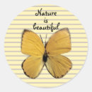 Recherche de papillon jaune autocollants Jolie