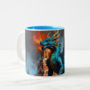 Recherche de dragon bleu tasses Imaginaire