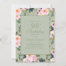 Recherche de de 95 ans anniversaire invitations Élégant