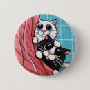 Recherche de félin badges Chat noir