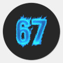 Recherche de flamme bleue autocollants Cool