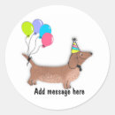 Recherche de chien heureux autocollants Chien de saucisse