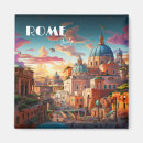 Recherche de rome souvenir magnets Vintage