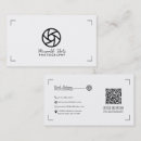 Recherche de photographe de mode cartes visite Tendance
