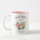 Recherche de jolie fleur tasses Mère