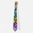 Recherche de couleur chaude cravates Multicolore