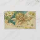 Recherche de coeur romantique cartes visite Élégant
