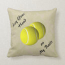 Recherche de balles tennis coussins Jaune