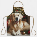 Recherche de golden retriever tabliers Noël