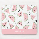 Recherche de pastèque tapis souris Rose