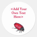 Recherche de petit insecte autocollants De coccinelle