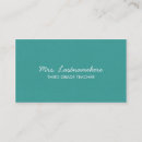 Recherche de professeur cartes visite Classe
