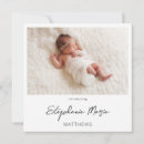Recherche de naissance de bébé carrées invitations Unique