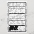 Recherche de chat noir mignon papier à lettre Félin