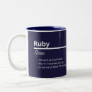 Recherche de ruby tasses Pour elle