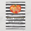 Recherche de noir blanc halloween invitations Citrouille