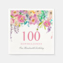 Recherche de fleurs pastel serviettes Aquarelle