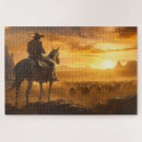 Recherche de cowboy puzzles Frontière