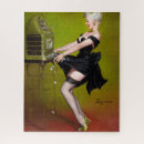 Recherche de pinups puzzles Vintage