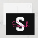 Recherche de rose blanc noir cartes postales Pour elle