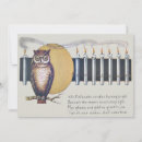 Recherche de hibou vintage vœux cartes Octobre