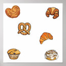 Recherche de croissants posters Petit déjeuner