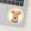 Recherche de airedale autocollants Chiot