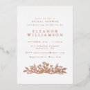 Recherche de rose gold bridal shower invitations Unique