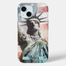 Recherche de liberté américaine iphone coques Étoiles et rayures