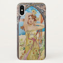 Recherche de alphonse mucha iphone coques Floral