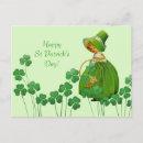 Recherche de shamrocks cartes postales Jour de st patrick