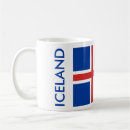Recherche de drapeau islandais tasses Île