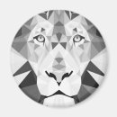 Recherche de tête de lion magnets Roi de la jungle