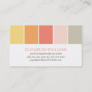 Recherche de couleur chaude cartes visite Minimaliste