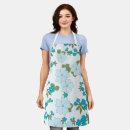 Recherche de fleurs bleues tabliers Motif botanique