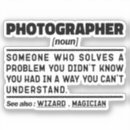 Recherche de photographe autocollants Photographie