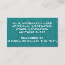 Recherche de harmonie cartes visite Équilibre