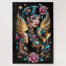 Recherche de tatouages puzzles Floral