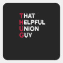 Recherche de syndicat autocollants Travailleur syndical