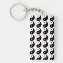 Recherche de symbole de yang de yin porteclés Yinyang