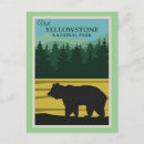 Recherche de parc national de yellowstone cartes postales Jaune