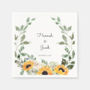 Recherche de tournesol mariage serviettes Respiration du bébé