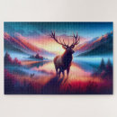 Recherche de wapiti puzzles Nature