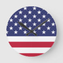 Recherche de drapeau des états unis horloges Étoiles